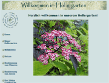 Tablet Screenshot of hollergarten.de